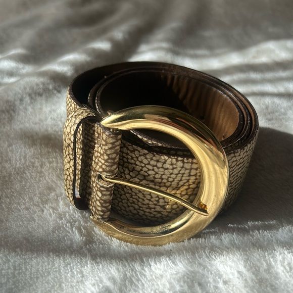 RARE! Authentic Borbonese Waist Belt 32” Max - Picture 1 of 7